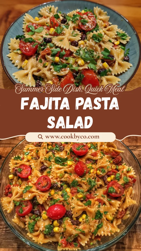 Fajita Bow Tie Pasta Salad