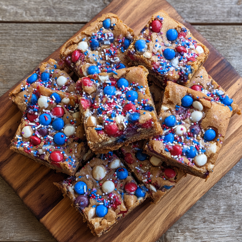 Fireworks Blondies
