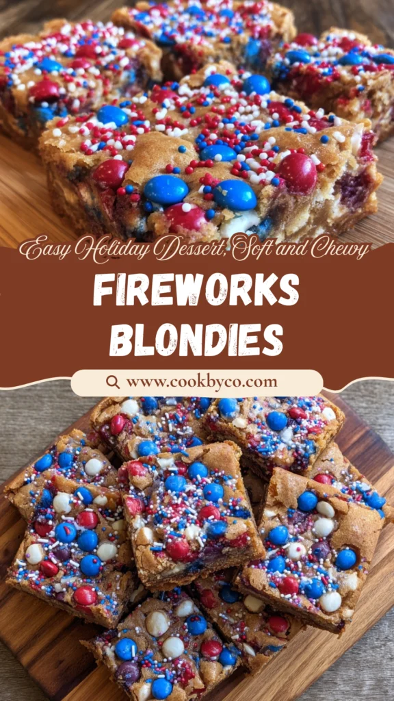 Fireworks Blondies