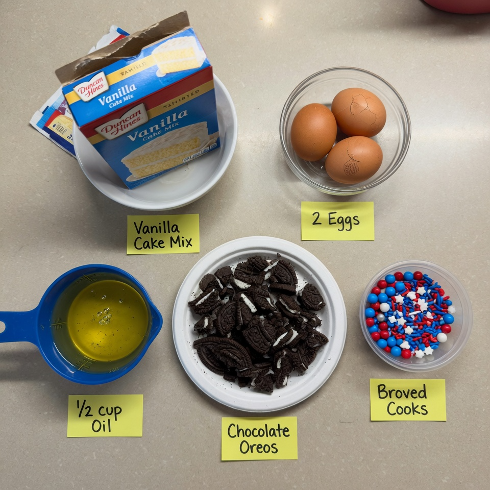 Fireworks Cookies and Cream Cookies