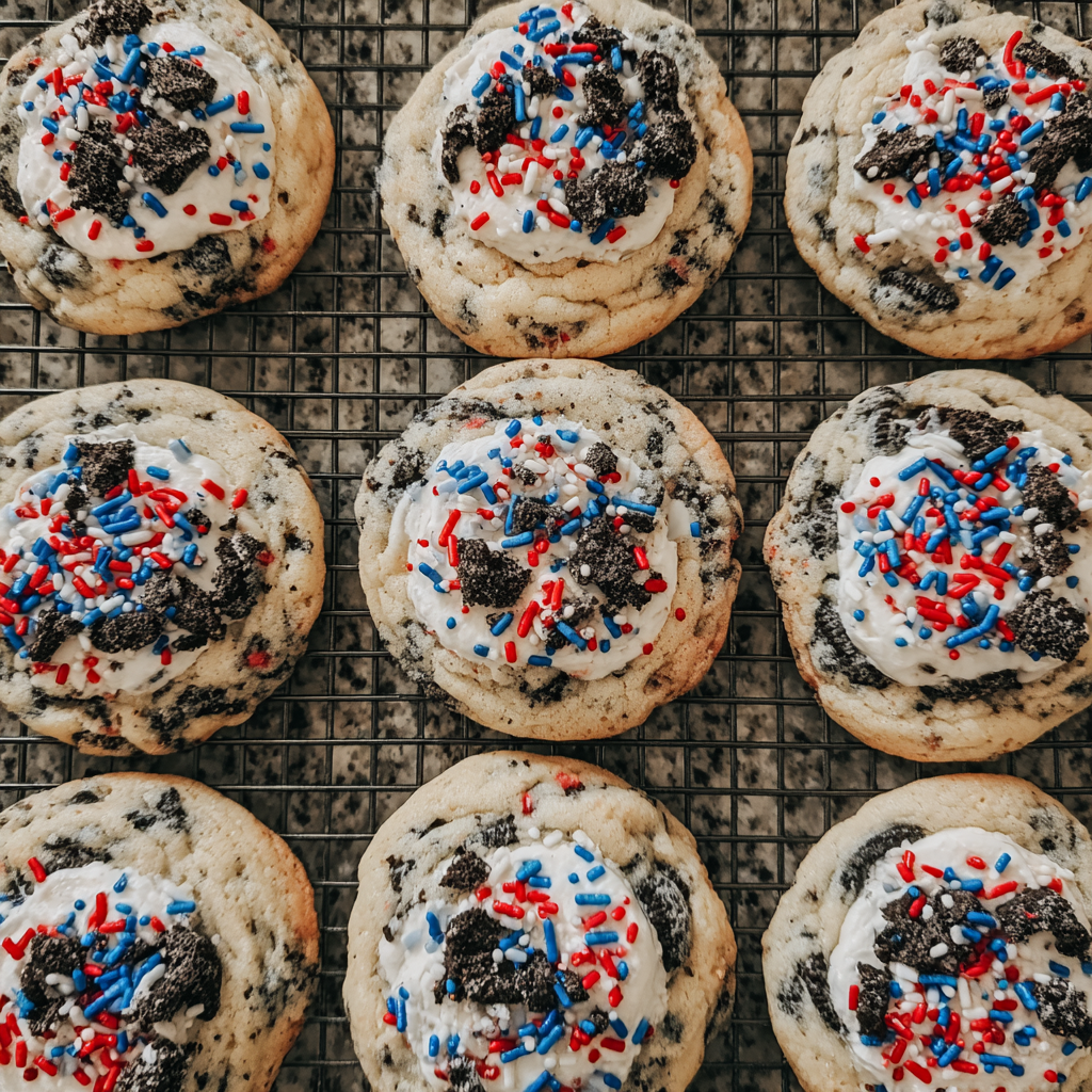 Fireworks Cookies and Cream Cookies