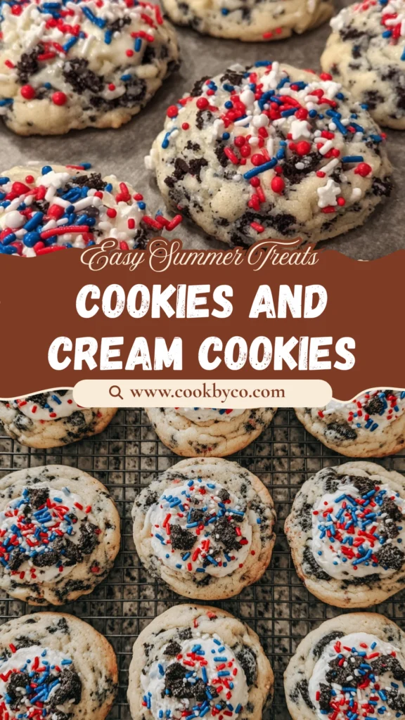 Fireworks Cookies and Cream Cookies