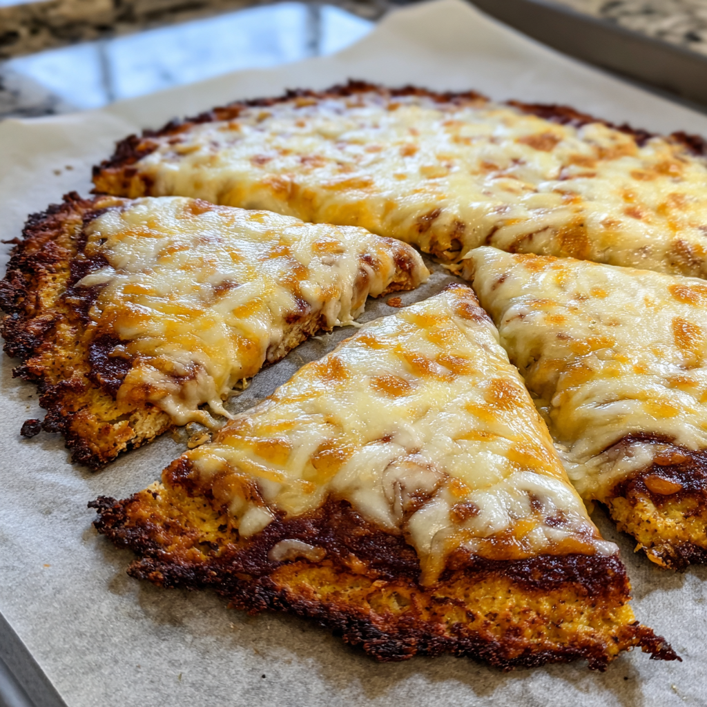 Flourless Cottage Cheese Pizza Crust