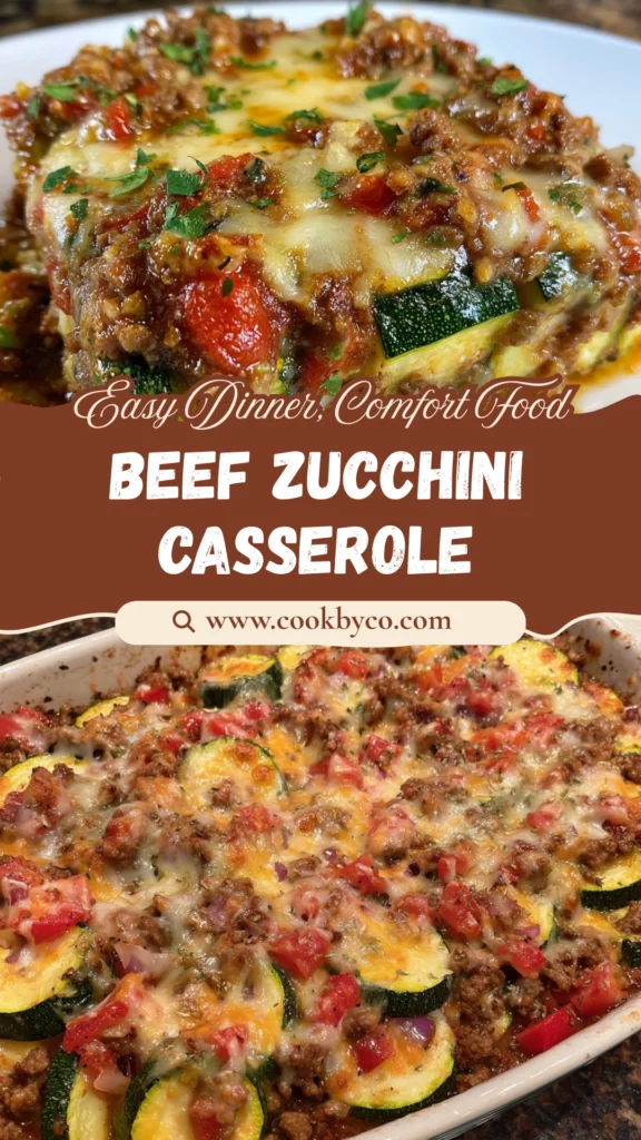 Ground Beef Zucchini Casserole