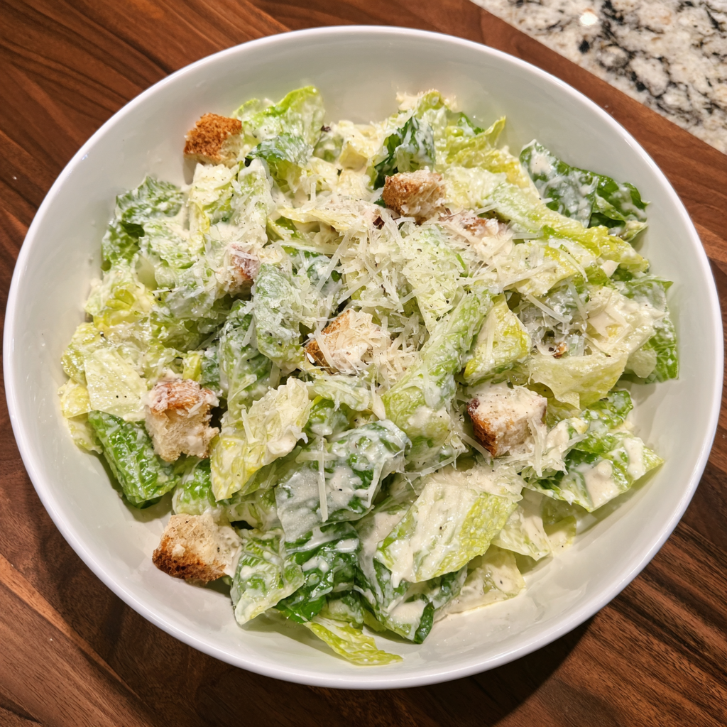 Homemade Caesar Salad Dressing