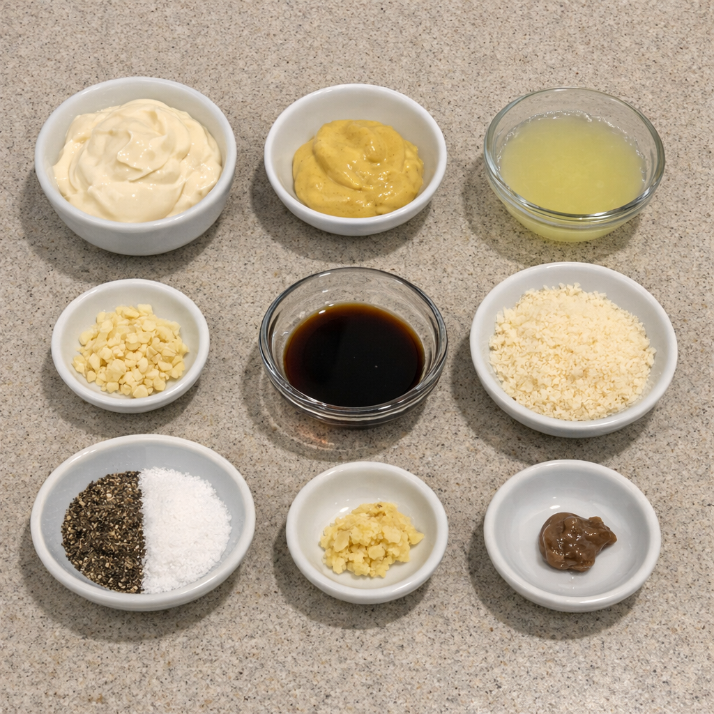 Homemade Caesar Salad Dressing