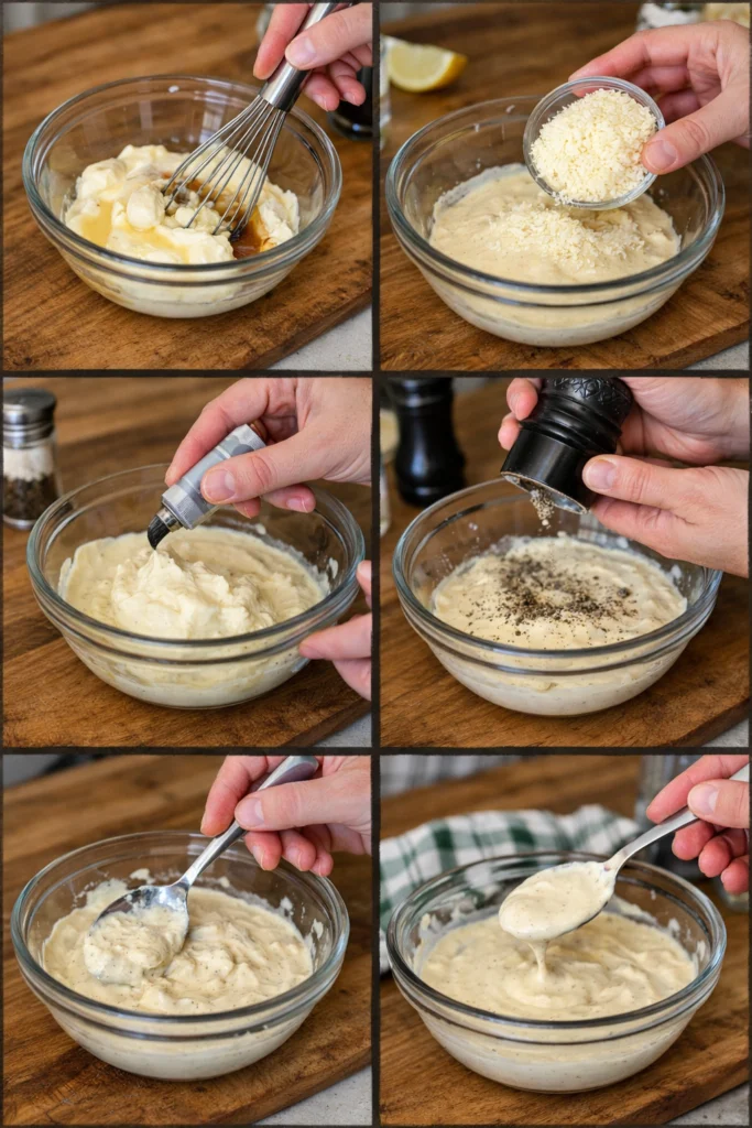 Homemade Caesar Salad Dressing