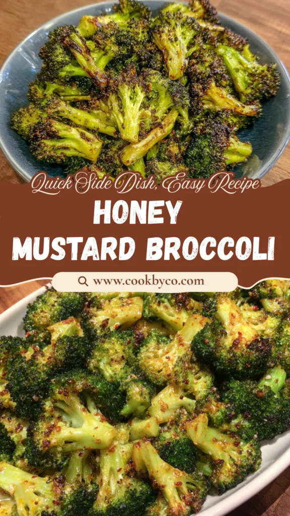 Honey Mustard Roasted Broccoli