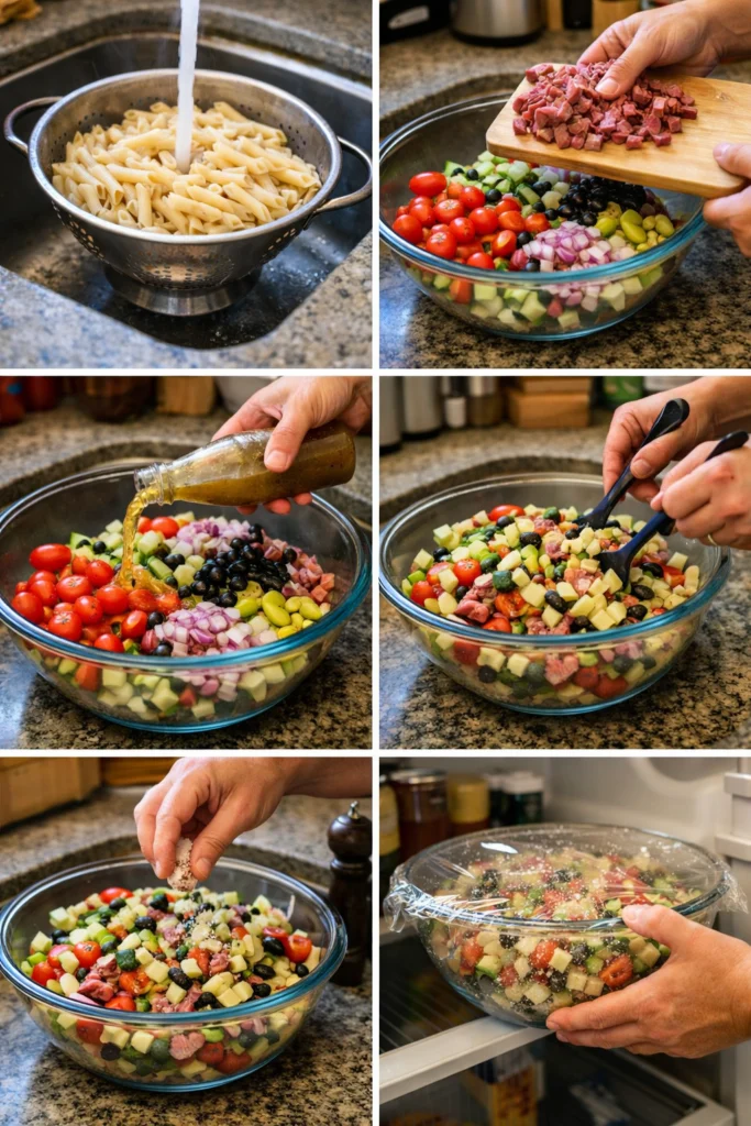 Italian Grinder Pasta Salad