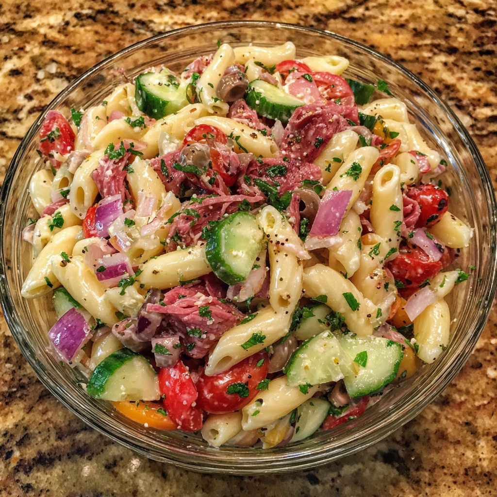 Italian Grinder Pasta Salad