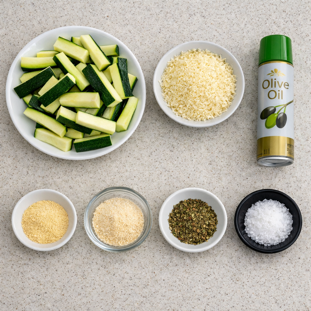 Keto Baked Parmesan Zucchini Fries