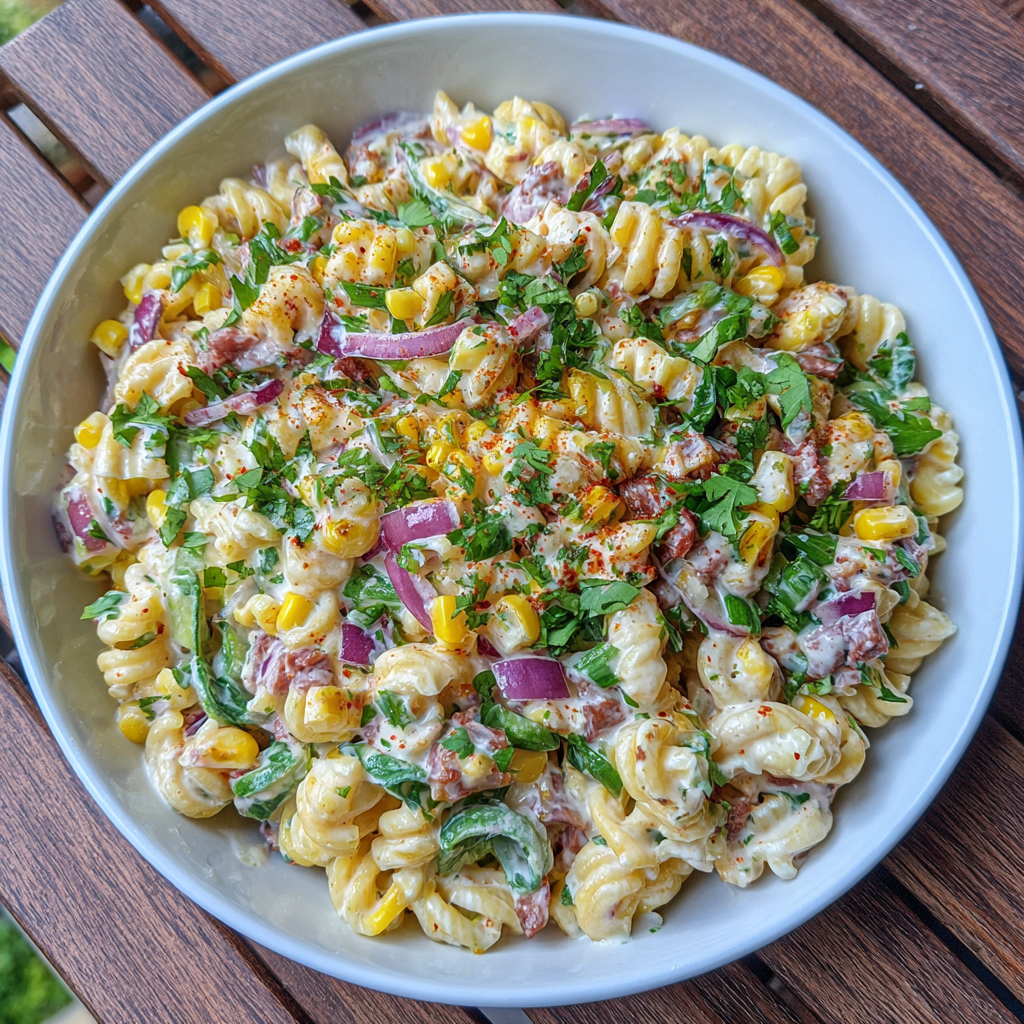Mexican Street Corn Pasta Salad