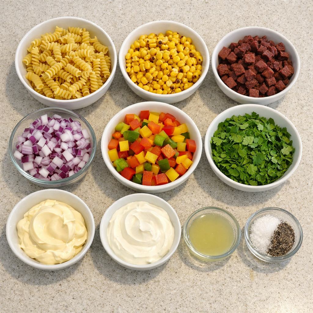 Mexican Street Corn Pasta Salad
