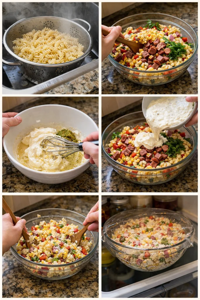 Mexican Street Corn Pasta Salad