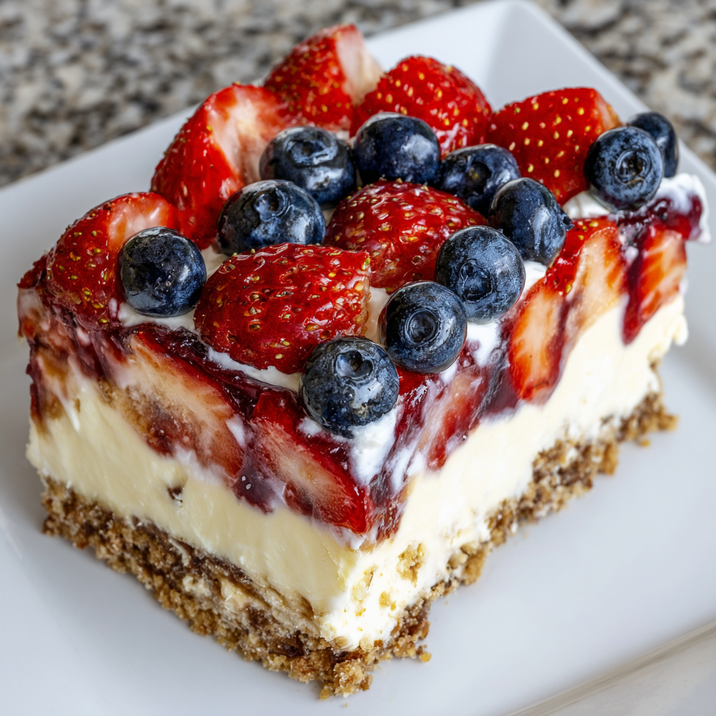 No Bake Patriotic Dessert