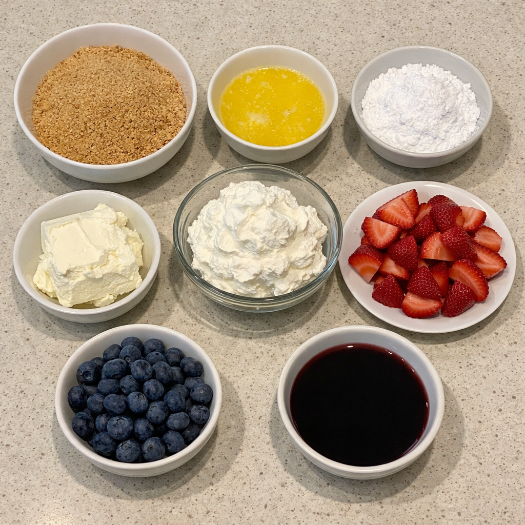 No Bake Patriotic Dessert