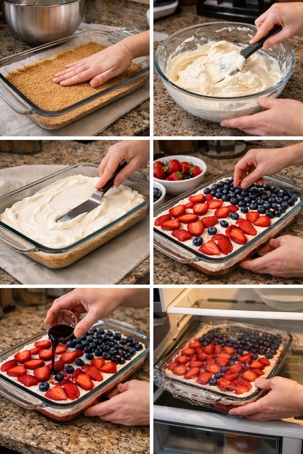 No Bake Patriotic Dessert