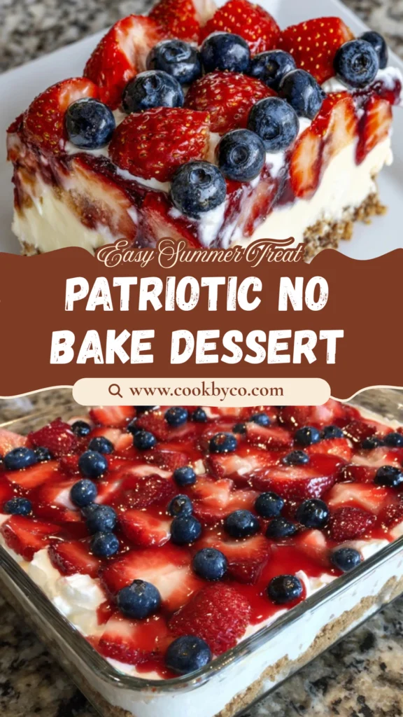 No Bake Patriotic Dessert