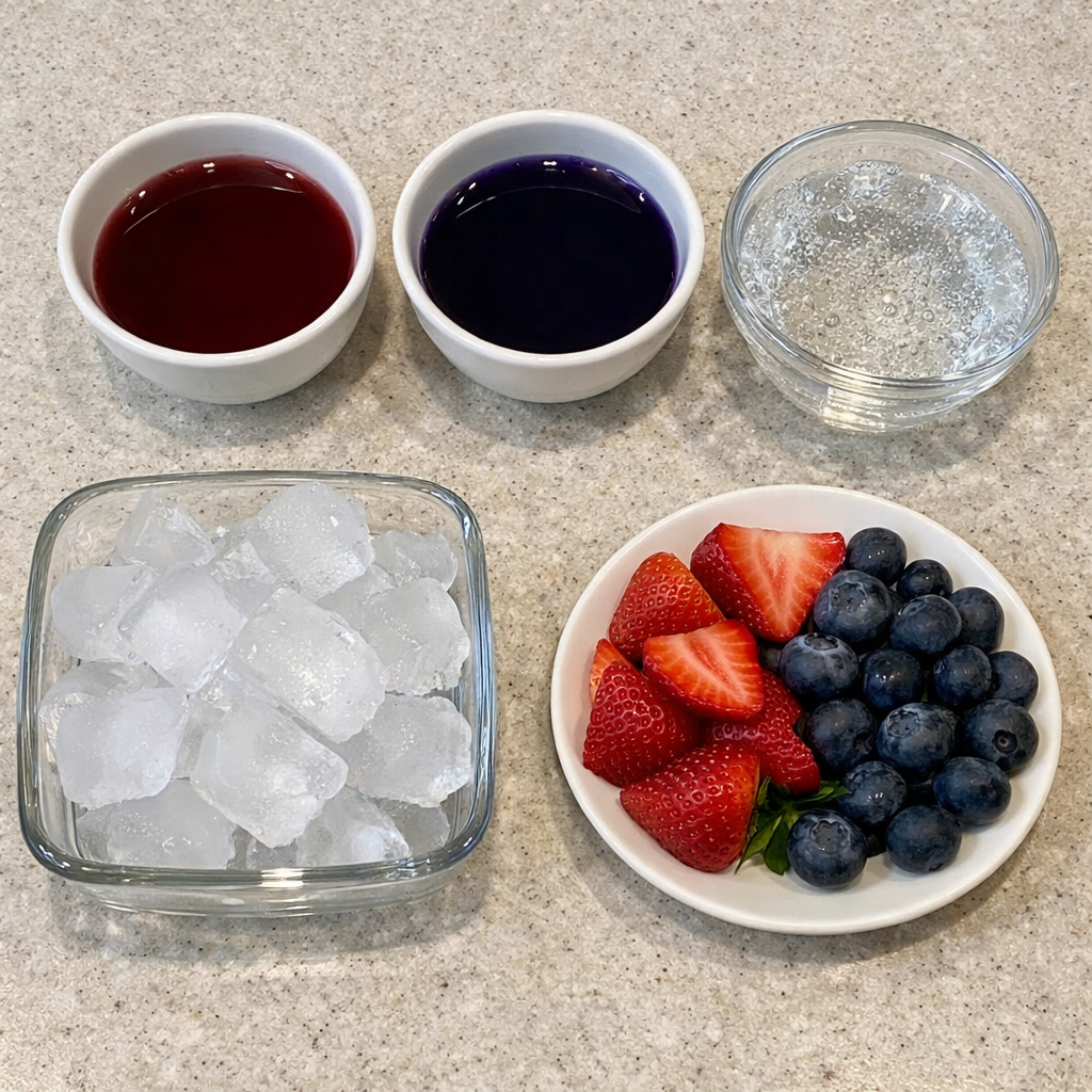 Non-Alcoholic Layered Drinks