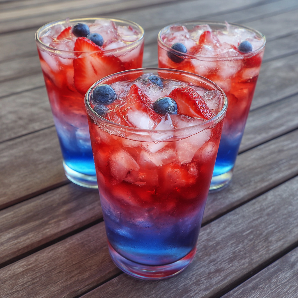 Non-Alcoholic Layered Drinks