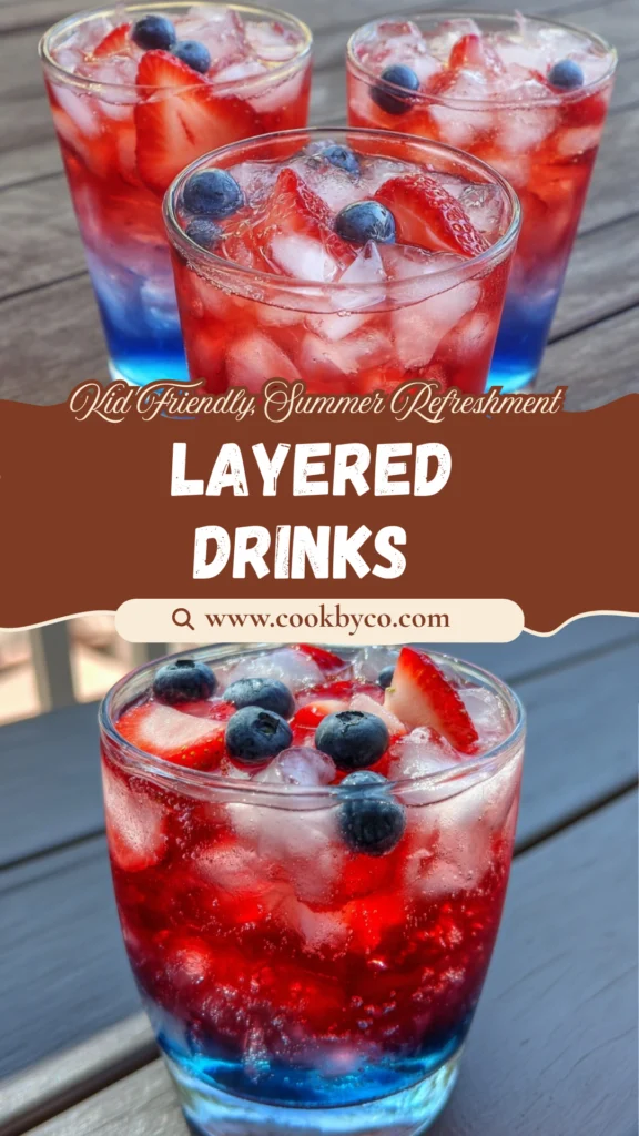 Non-Alcoholic Layered Drinks