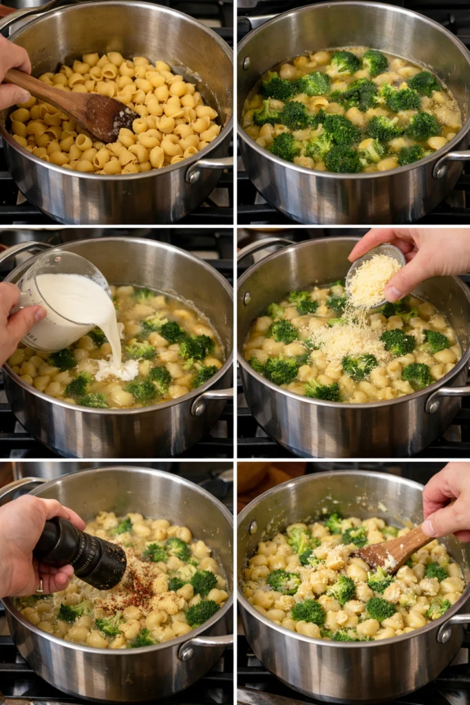 One Pot Broccoli Pasta