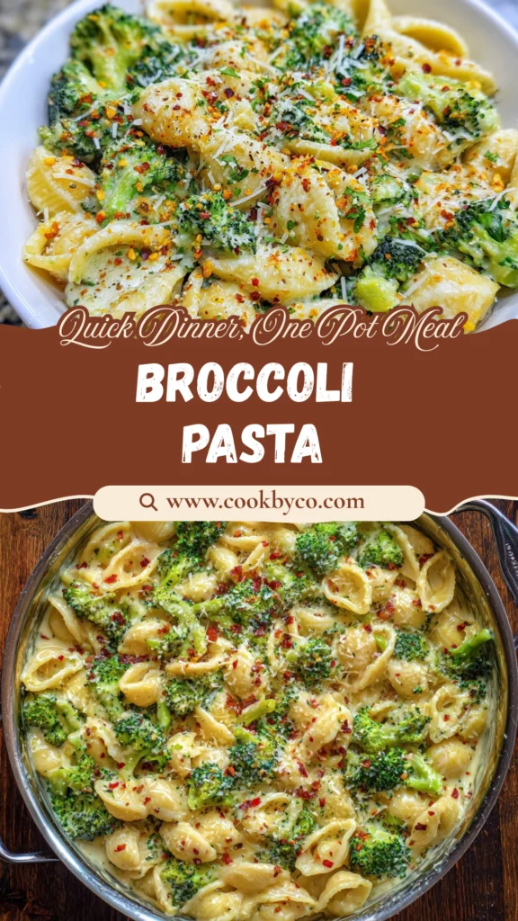 One Pot Broccoli Pasta
