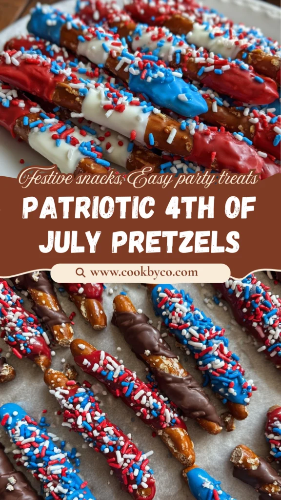 Patriotic 4th of July Pretzels
