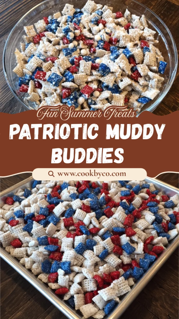 Patriotic Muddy Buddies