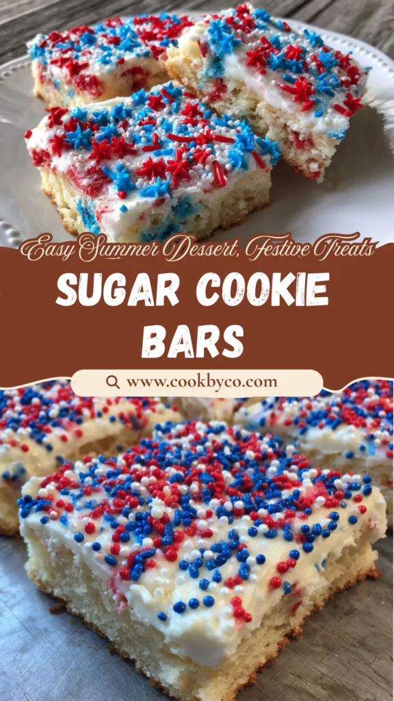 Patriotic Sugar Cookie Bars
