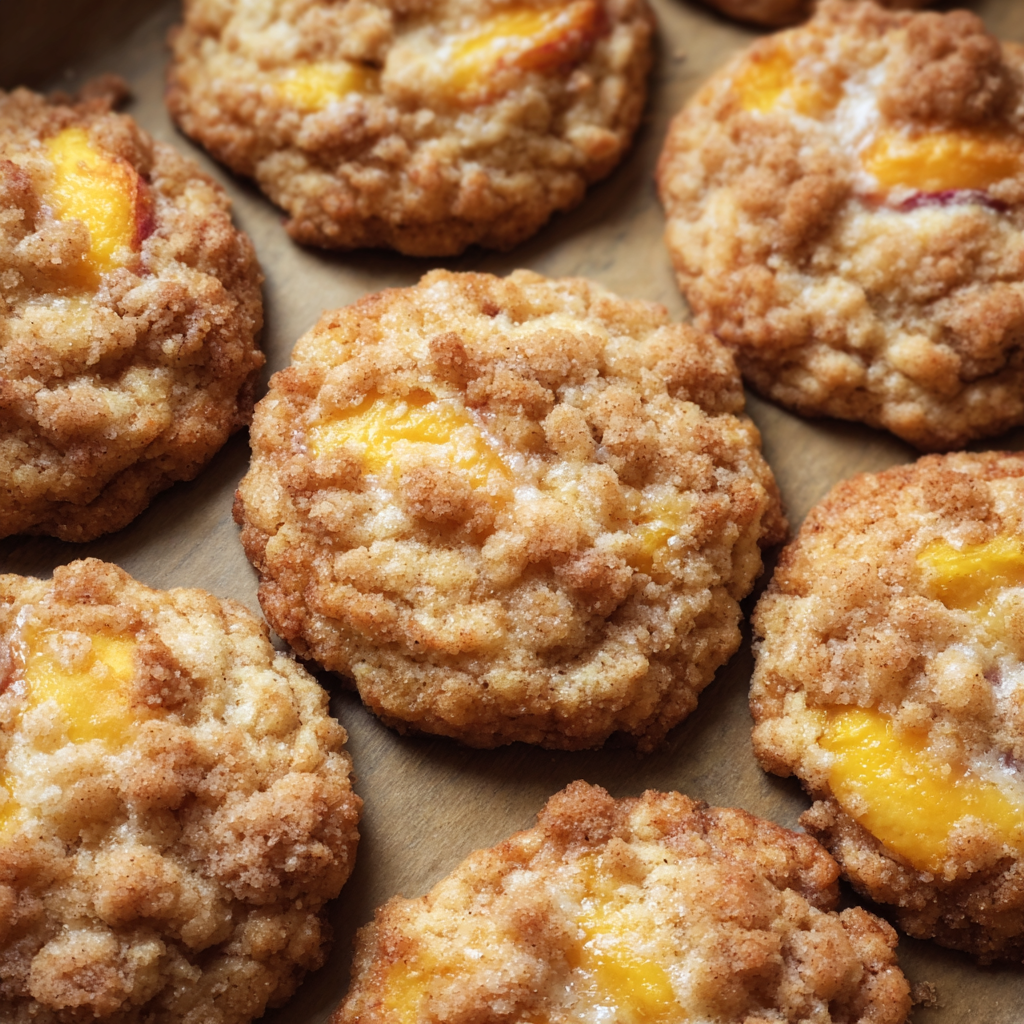 Peach Cobbler Cookies
