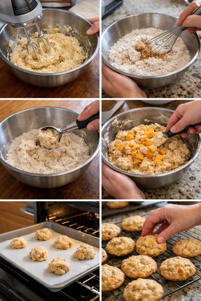 Peach Cobbler Cookies