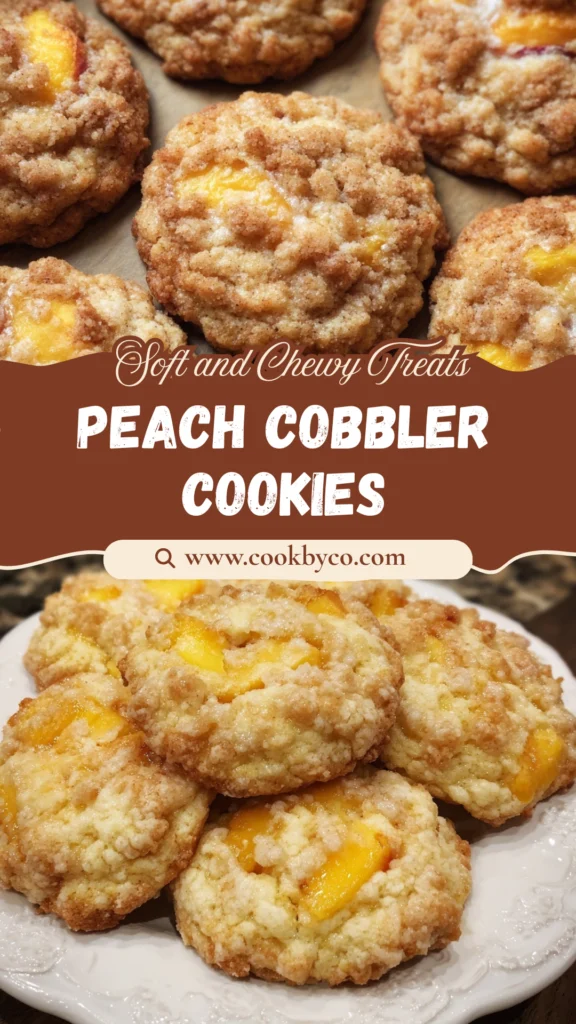 Peach Cobbler Cookies