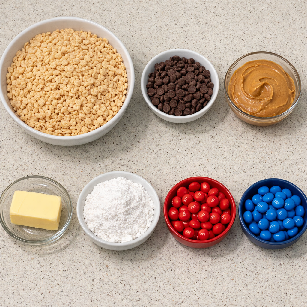 Red White & Blue Puppy Chow