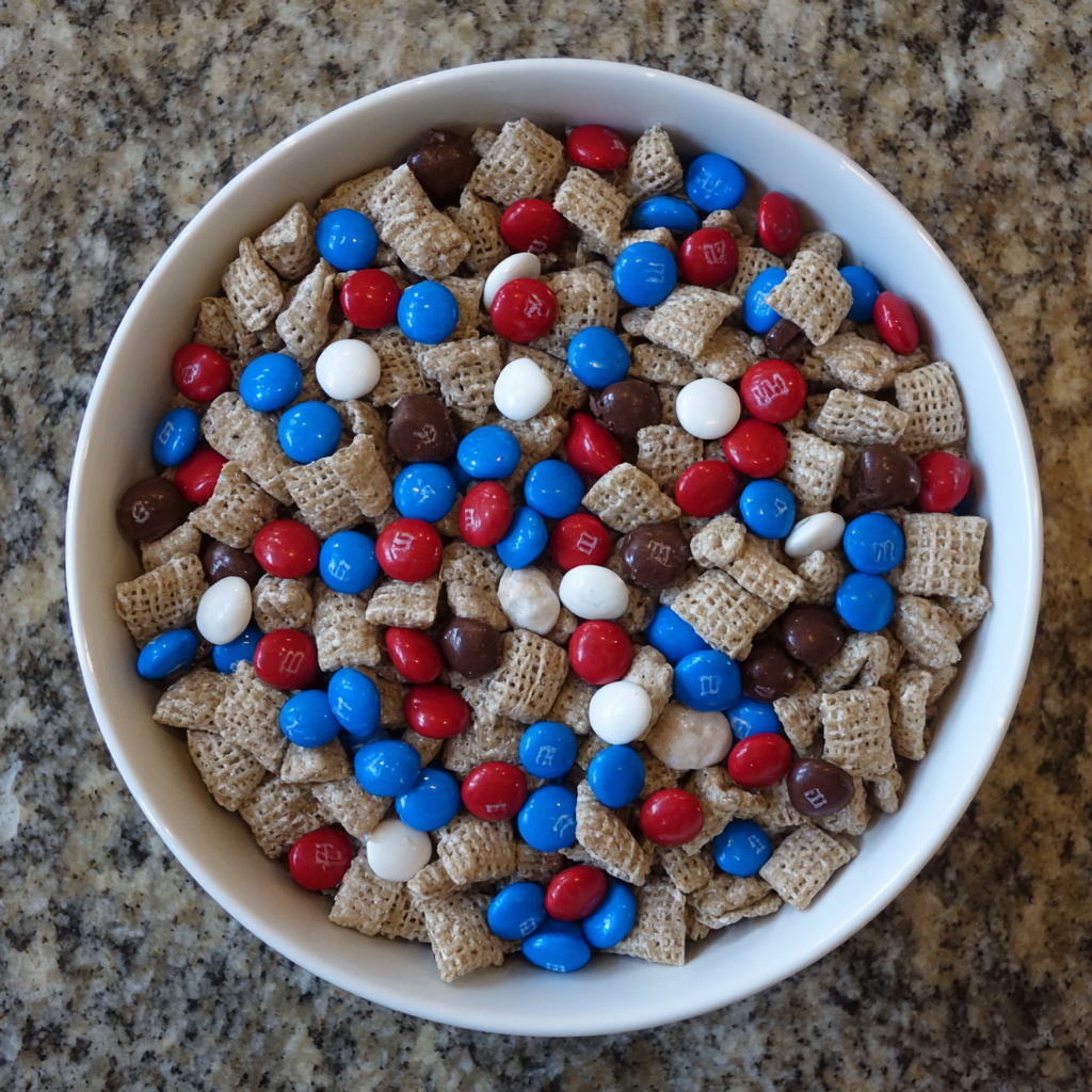 Red White & Blue Puppy Chow