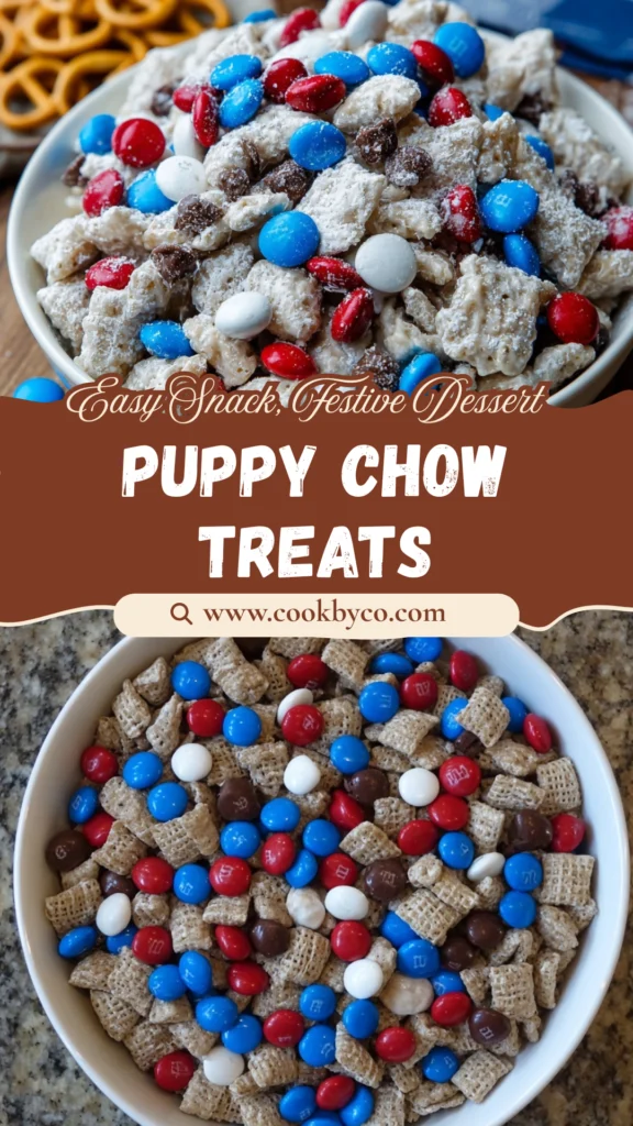 Red White & Blue Puppy Chow