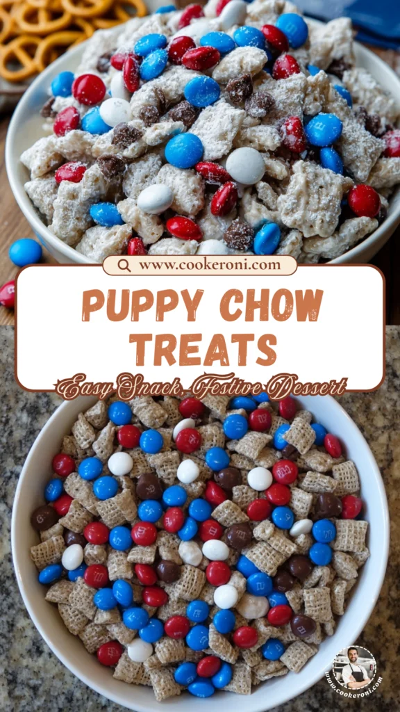 Red White & Blue Puppy Chow