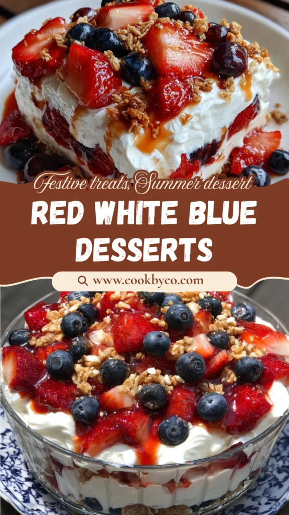 Red White Desserts