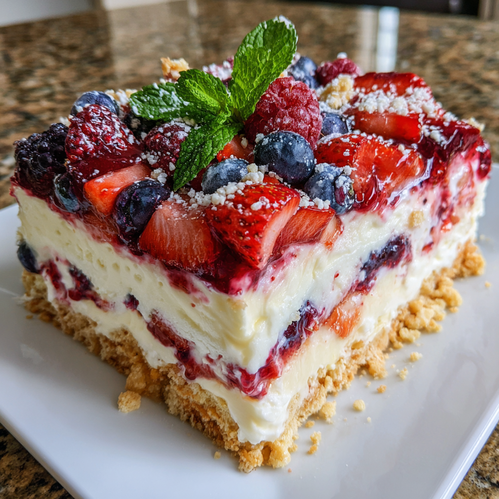 Red White and Blue Mixed Berry