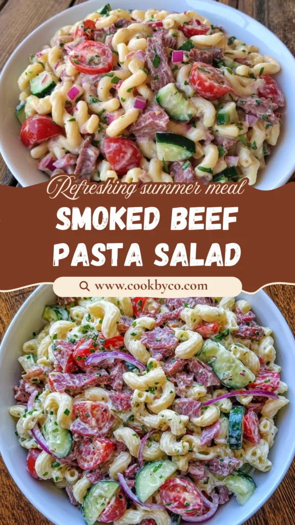 Smoked Beef Club Pasta Salad