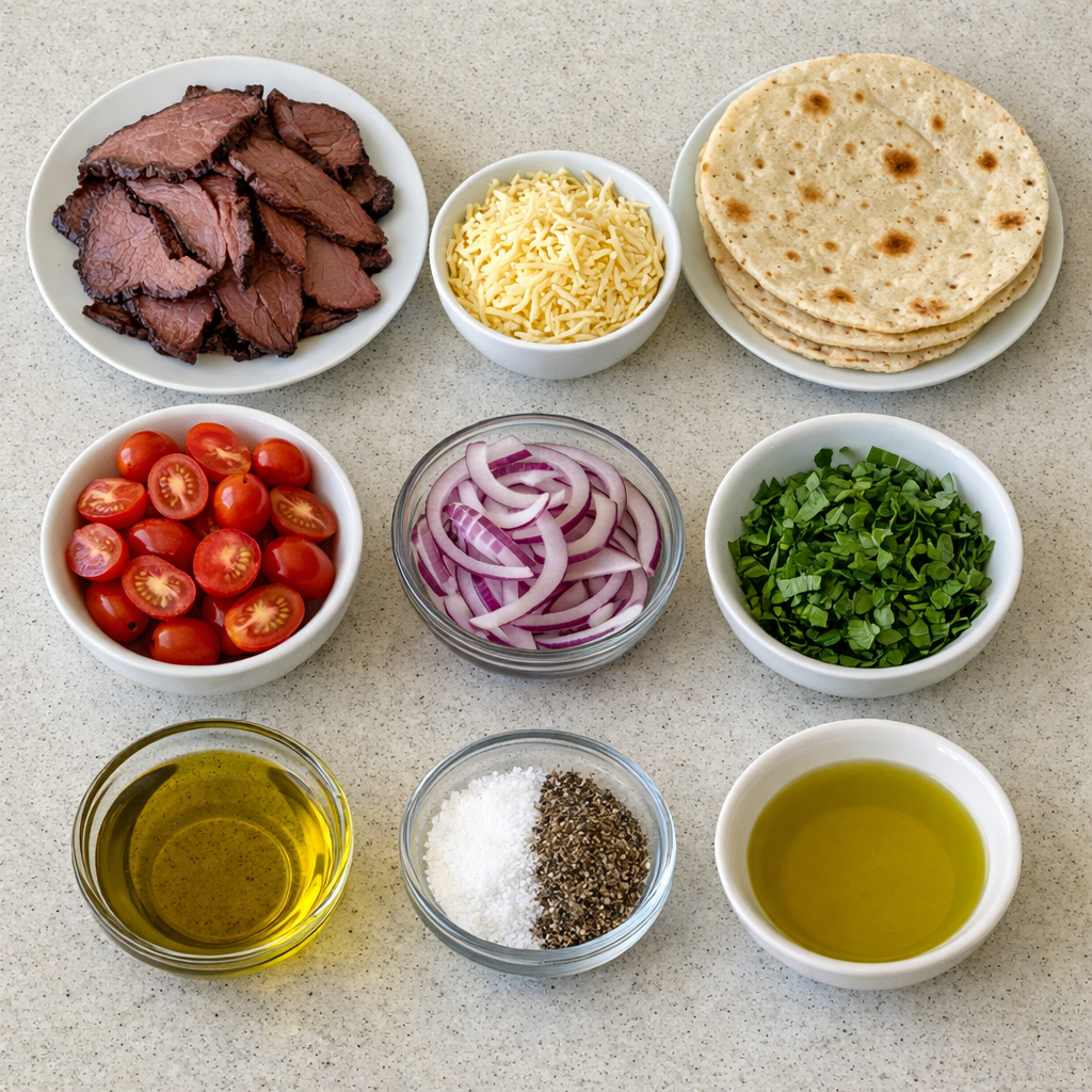 Smoked Beef Flatbread