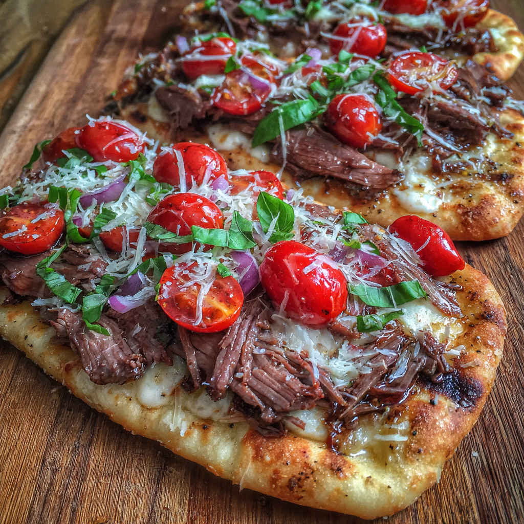 Smoked Beef Flatbread