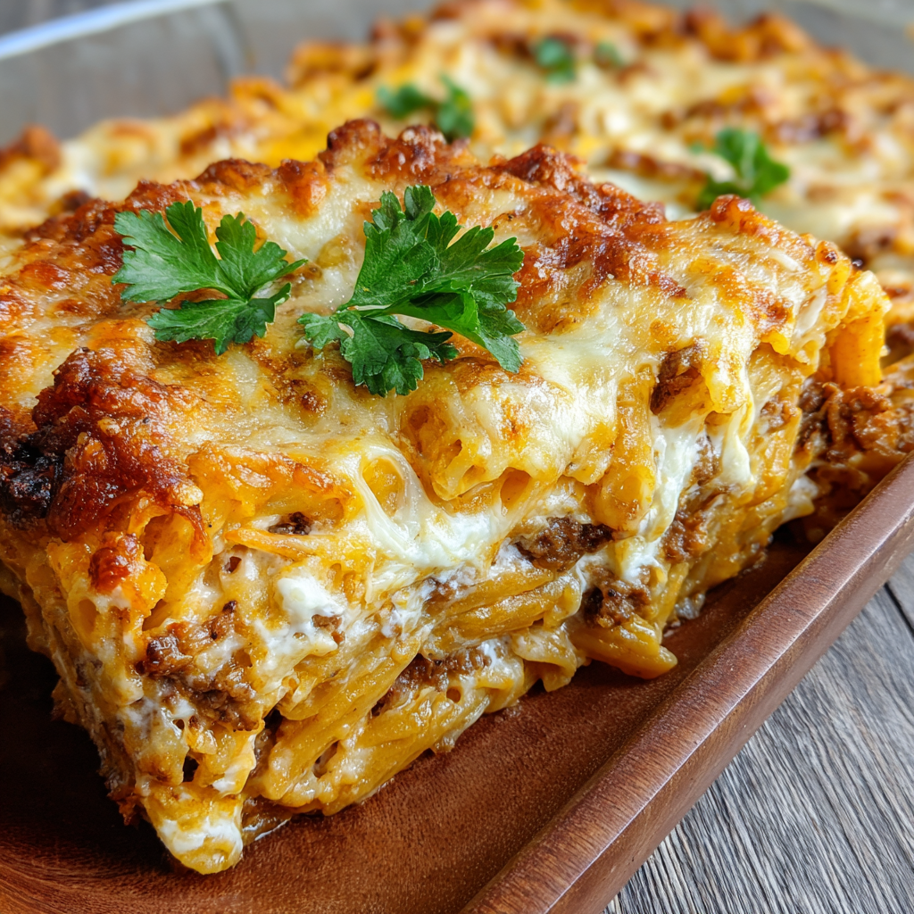 Smoked Beef Pasta Bake