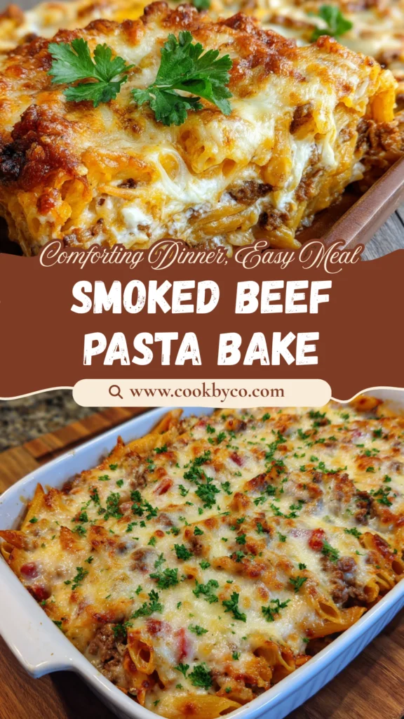 Smoked Beef Pasta Bake