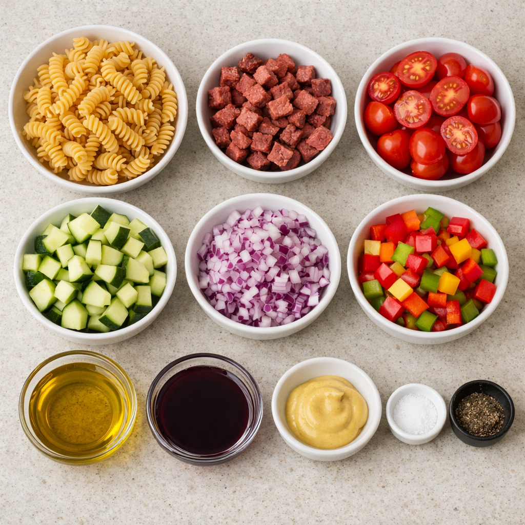 Smoked Beef Pasta Salad