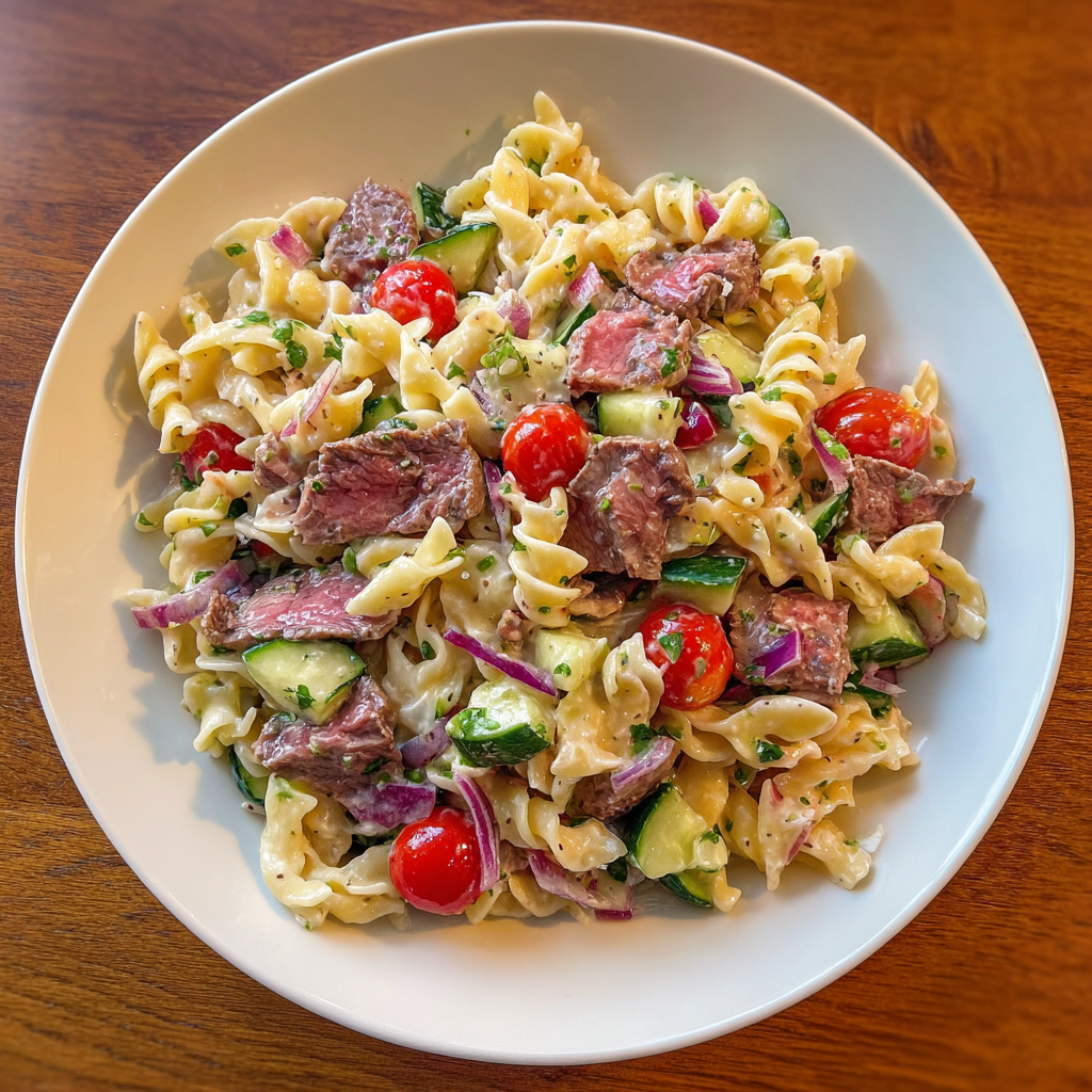 Smoked Beef Pasta Salad