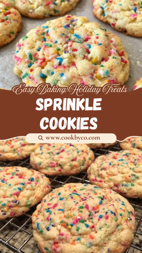 Sprinkle Cake Mix Cookies