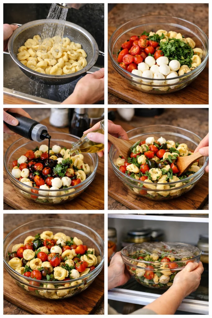 Tortellini Caprese Pasta Salad