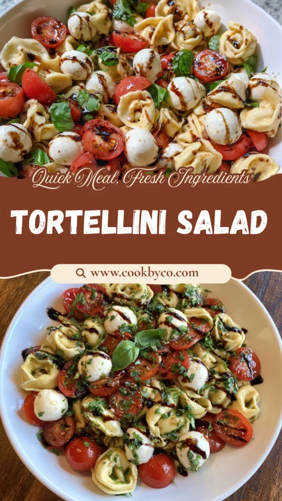 Tortellini Caprese Pasta Salad